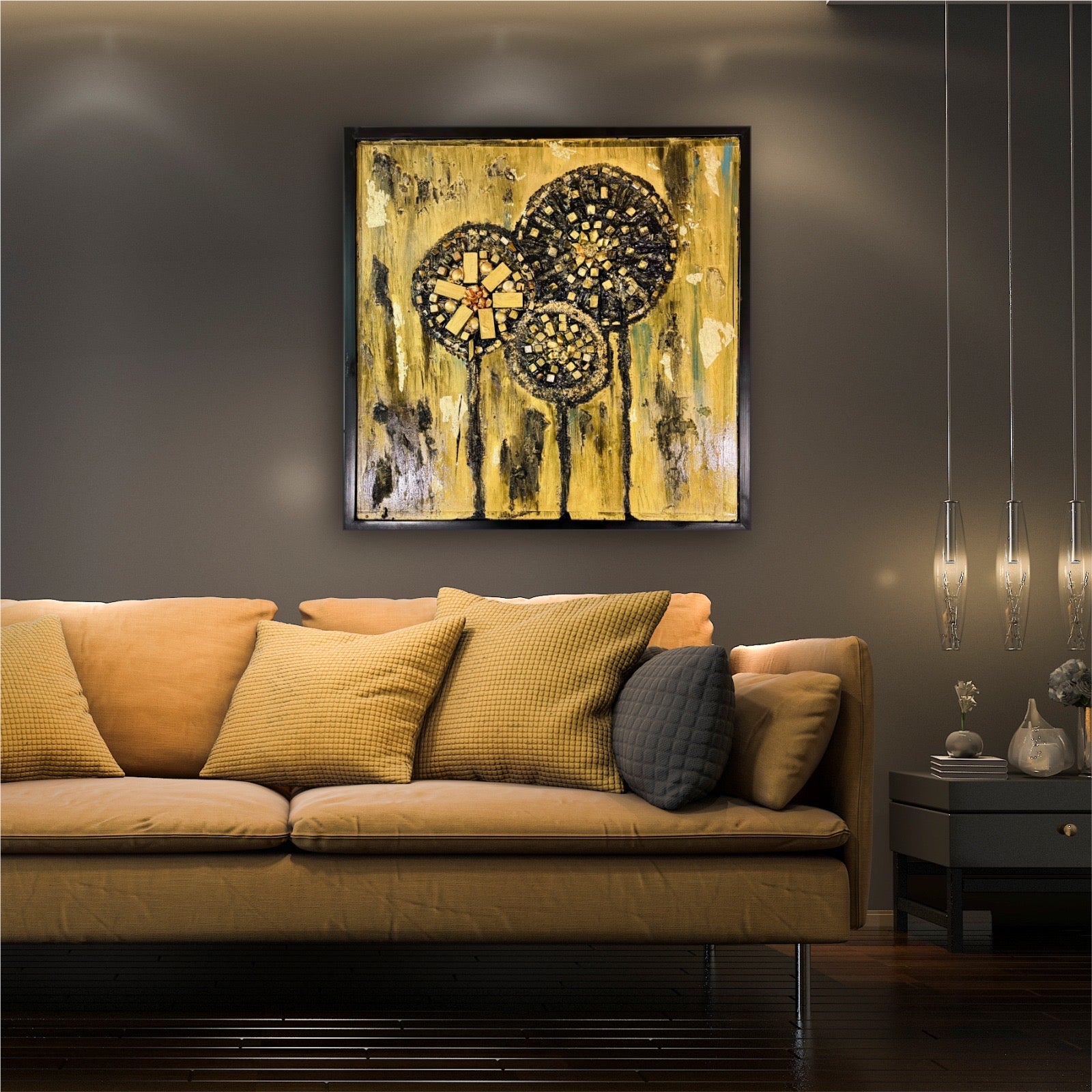 SIGNATURE ABSTRACT BLOOM FOR PEOPLE WITH LUXURIOUS INTEREST